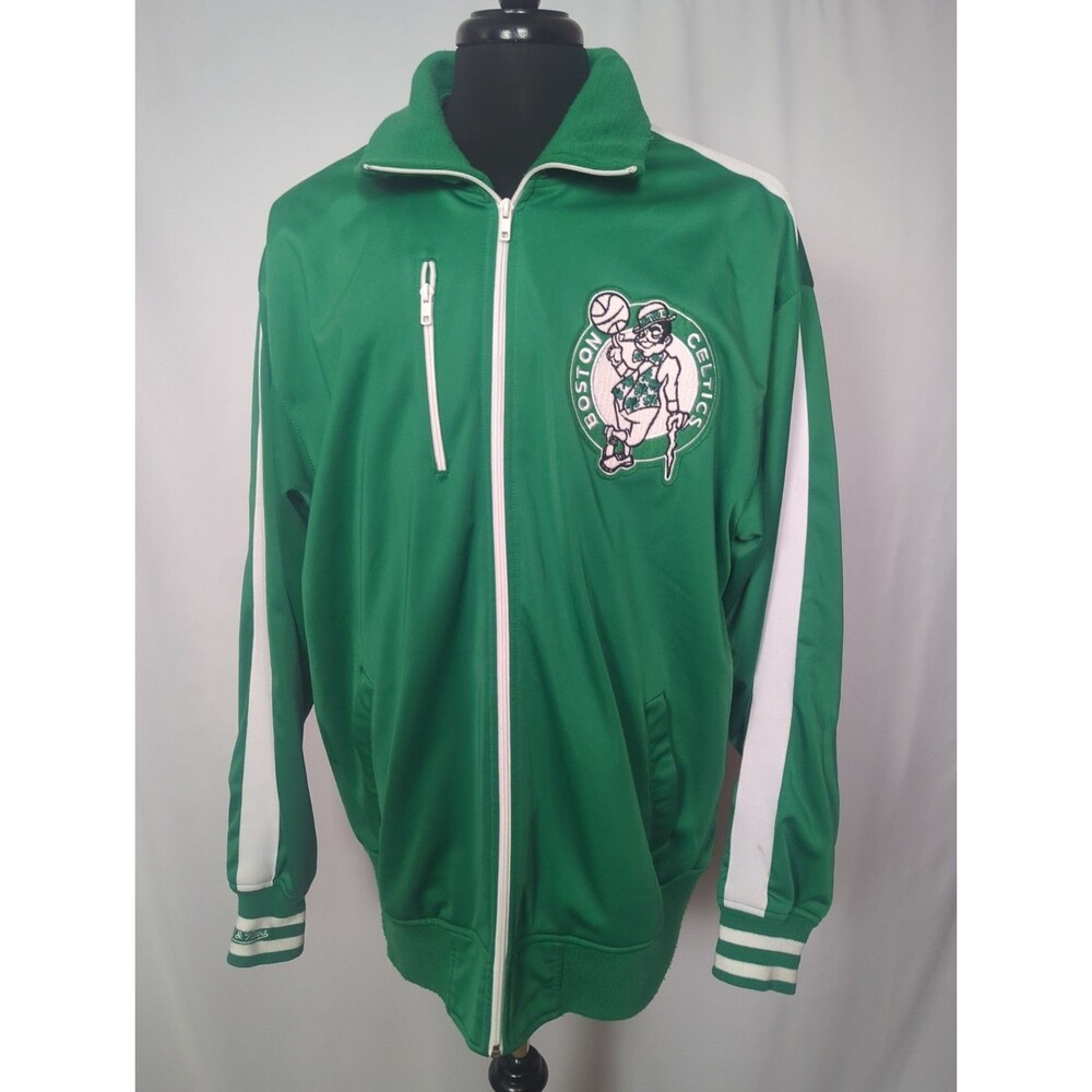 Mitchell & Ness Green NBA Heavyweight Jacket Boston Celtics 2XL Polyester